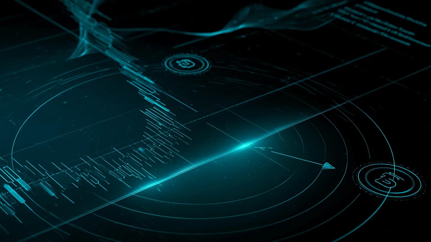Bitcoin candles holding $60K demand zone with directional arrow from offshore perps to a US regulated derivatives venue