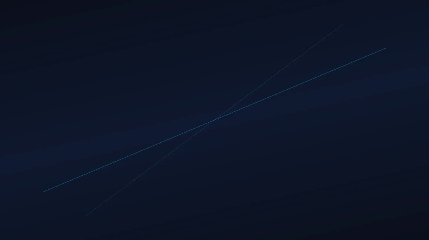 Trading desk monitors displaying Bitcoin price consolidation charts in muted blue and amber lighting