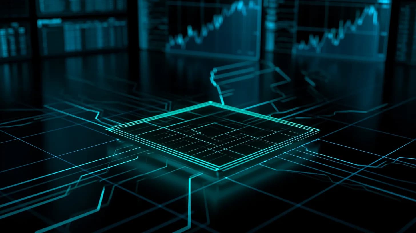 Nvidia GPU on a trading desk with rising tickers, illustrating the $80B buyback announcement