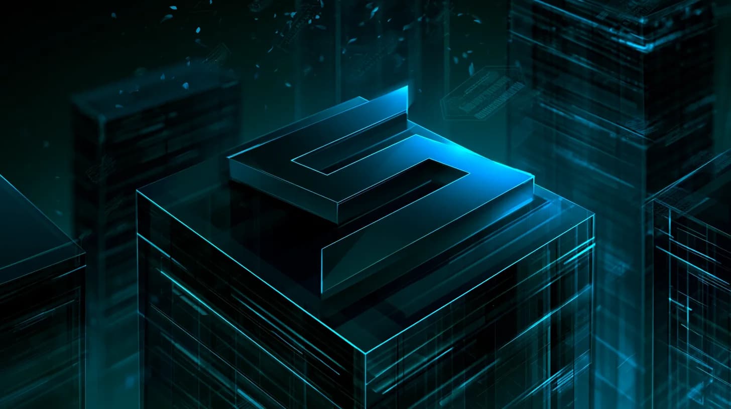 Solana logo rising over a stylized financial district as tokenized asset certificates drift upward
