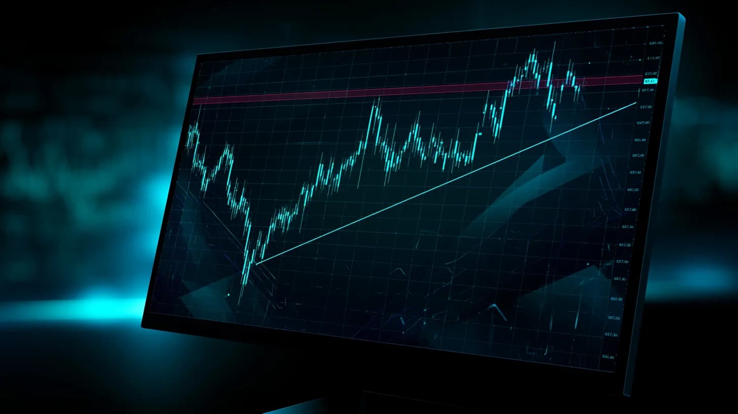 Solana SOL hourly chart showing rejection at $90 resistance with rising trendline support near $87.40