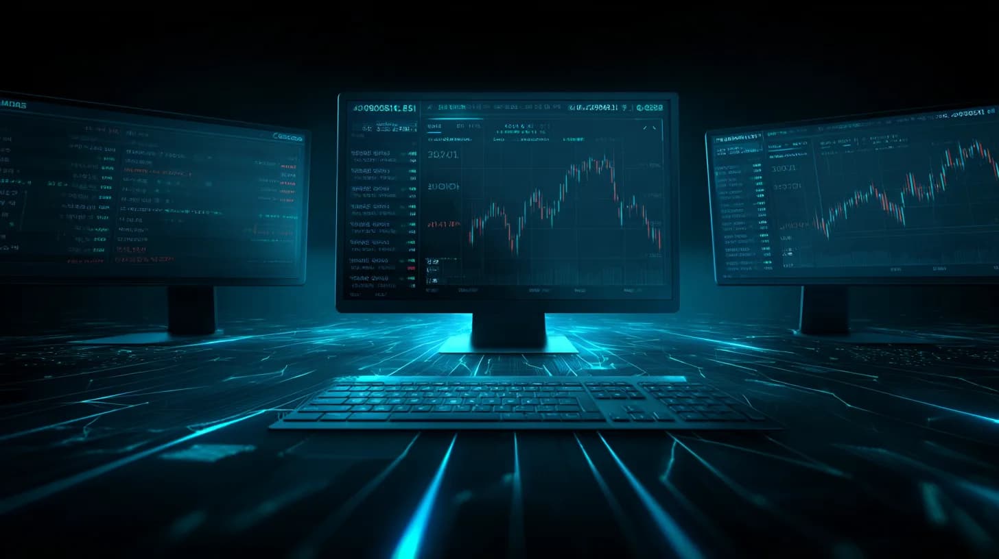 Seoul trading desk monitors showing Upbit interface with newly listed MEGA token across KRW, BTC and USDT pairs