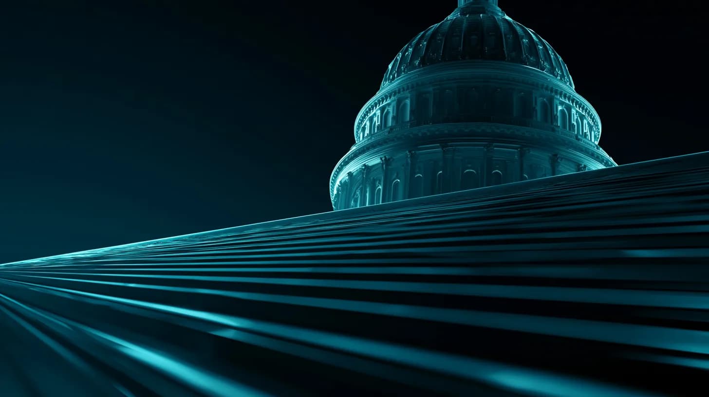 U.S. Capitol dome at dusk, illustrating House Ways and Means crypto tax markup