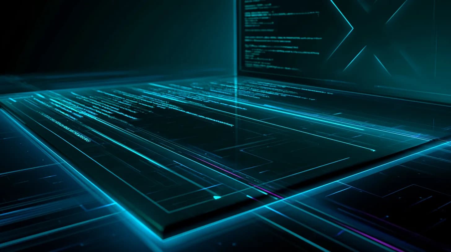Windows PowerShell terminal running an AI coding agent with neon accent lighting