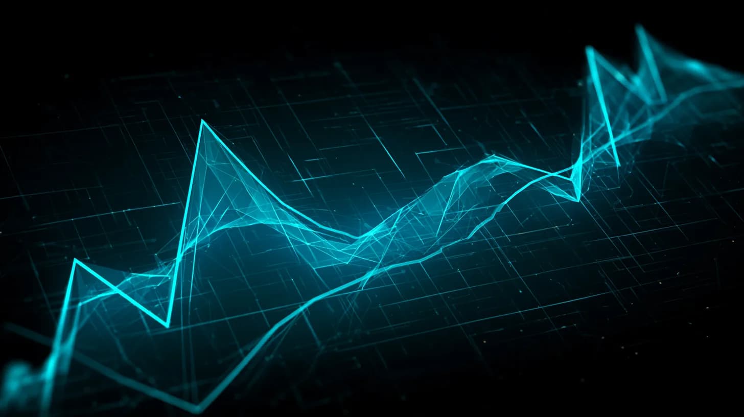 Zcash price chart overtaking Monero on a dark Bloomberg-style background