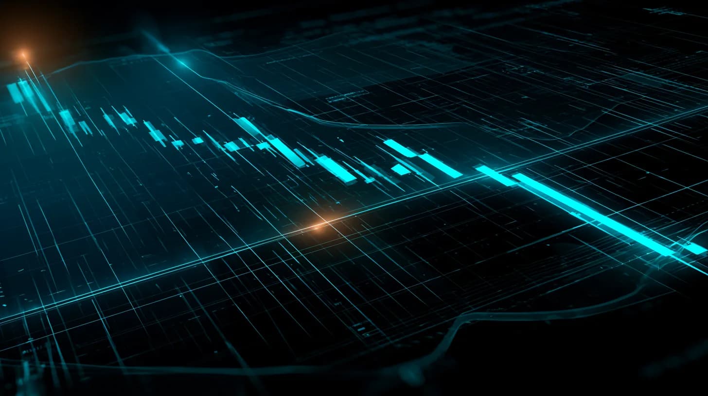 Bitcoin price chart compressing around $80,000 with tightening Bollinger Bands signaling a volatility squeeze