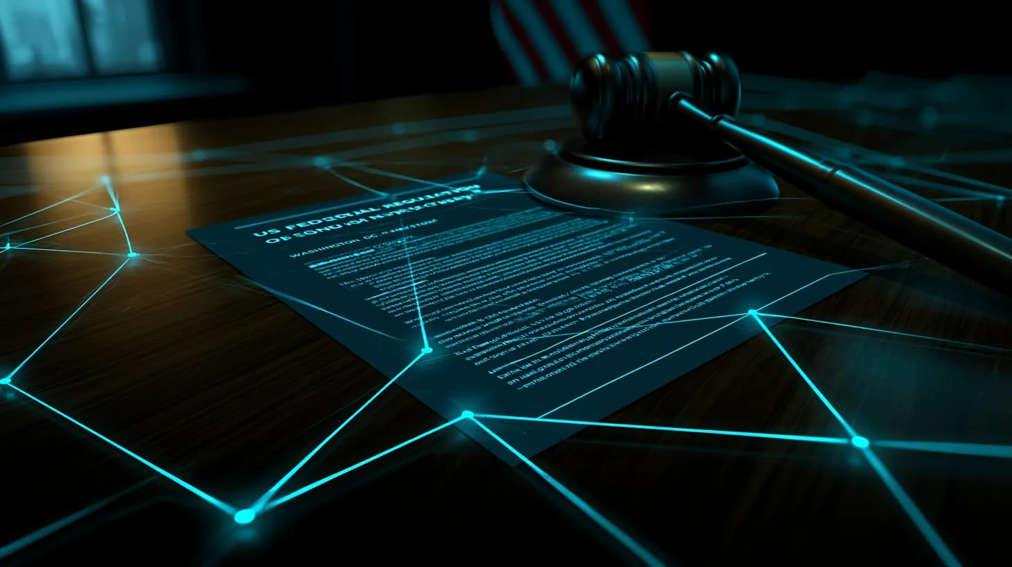 CFTC document on a desk with a gavel, symbolizing the agency's first prediction markets framework