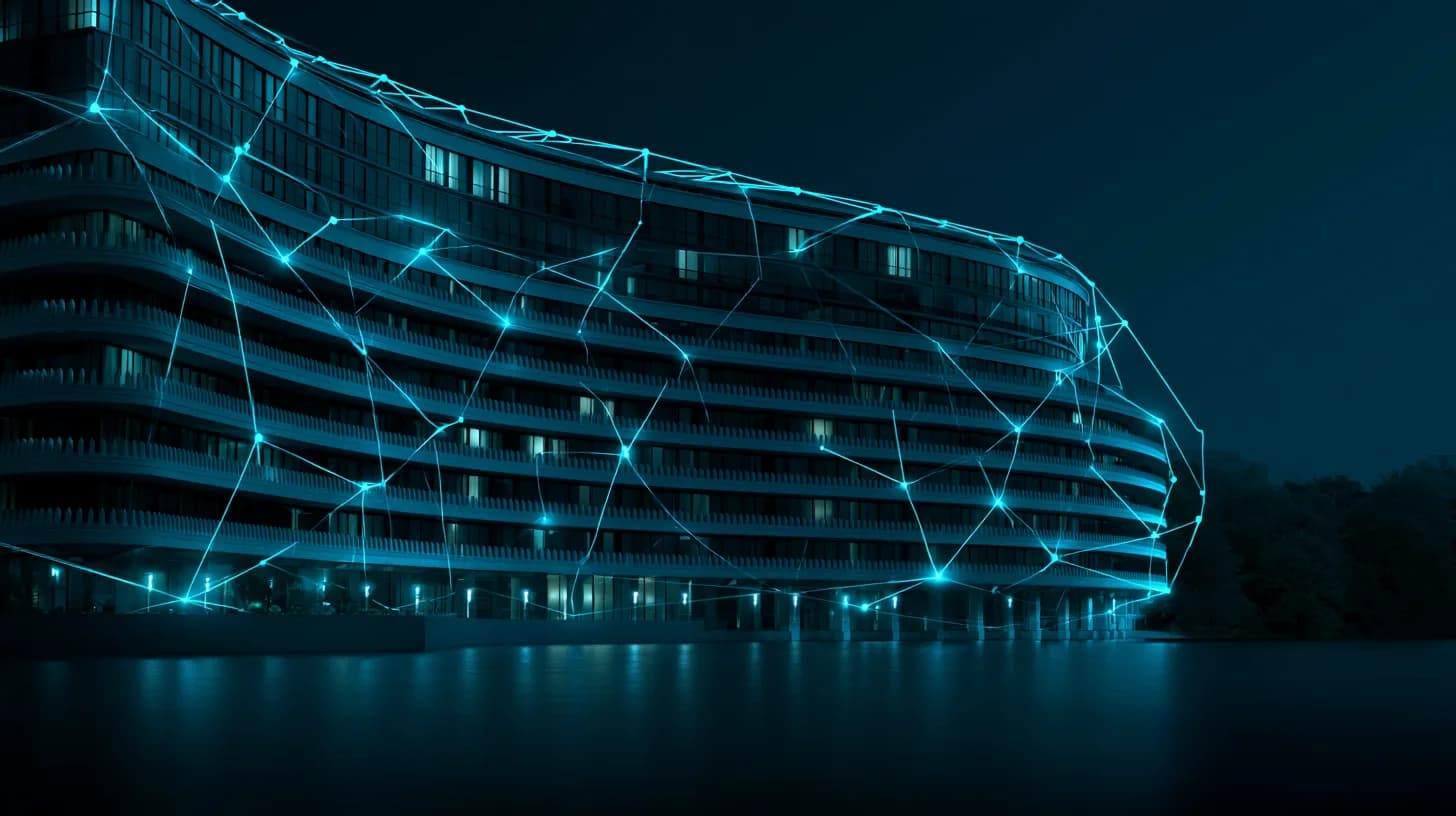 The Watergate Hotel in Washington D.C. at dusk, venue for the E-Estate 1 Year Live tokenization summit on June 13, 2026.