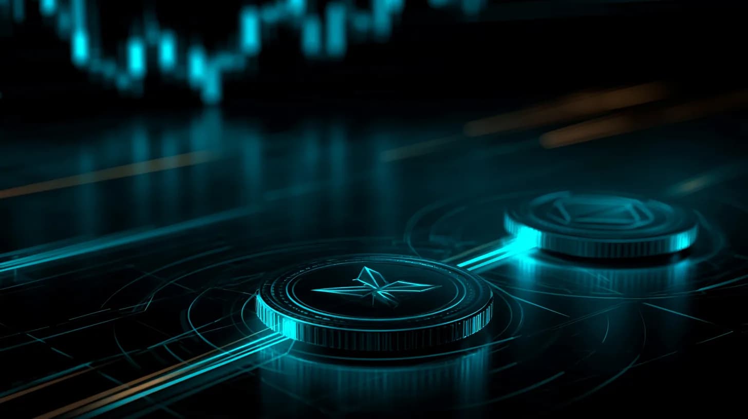 Stellar XLM token rising past Zcash ZEC token on a market cap leaderboard graphic